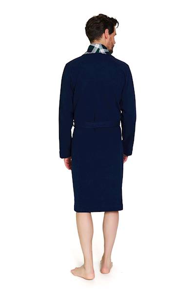 Szlafrok Męski Dr nap SMW.7366 navy blue XXL