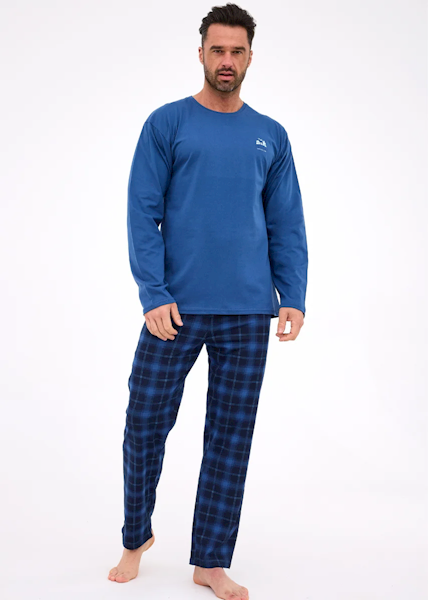 Piżama Cornette męska Denali 2 jeans XL