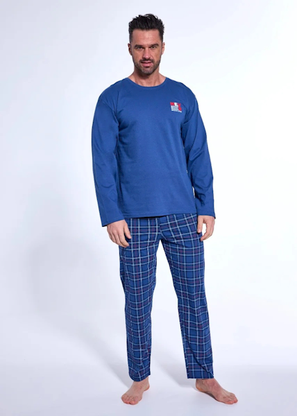 Piżama Cornette męska Never 4 jeans M