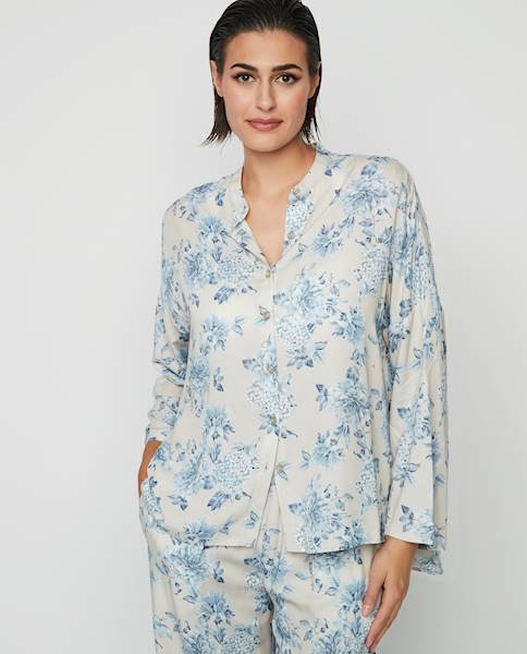 Piżama Selmark P10776 Azul XL