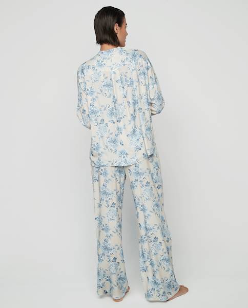 Piżama Selmark P10776 Azul XXL
