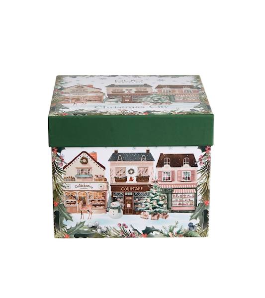 Filiżanka DUO ze spodkiem 270mlx2 Christmas City 2