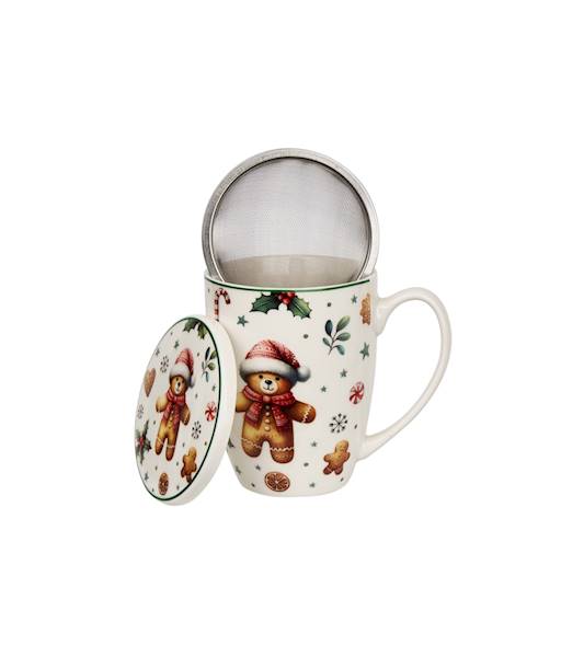 Kubek DUO 360ml z zaparzaczem Christmas Cuties