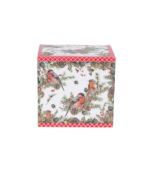 Kubek DUO 430ml baryłka z zaparzaczem Christmas Birds 1