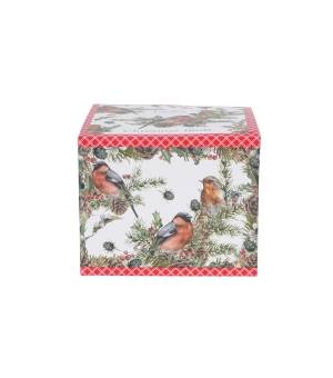 Kubek DUO 600ml prosty Christmas Birds 1