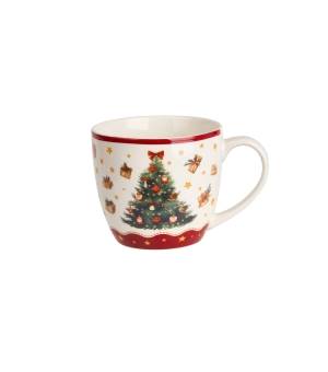 Kubek DUO 460 ml w koszyczku Christmas Tree 3