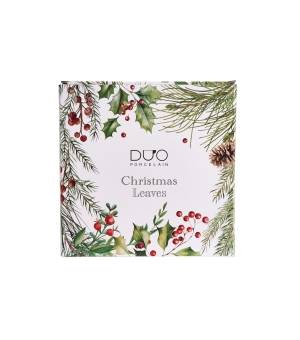Talerz deserowy 2 szt fi 19cm Christmas Leaves