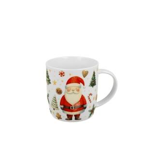 Kubek DUO 400ml w opakowaniu choinka Santa Claus
