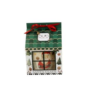 Kubek DUO 400ml w opakowaniu domek Santa Claus
