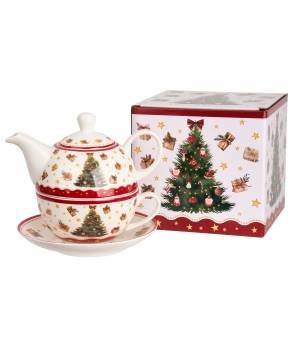 Filiżanka DUO z dzbankiem i spodkiem Christmas Tree 3
