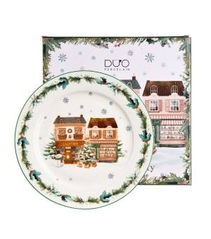 Talerz duży fi 27cm Christmas City 2