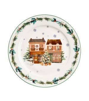 Talerz duży fi 27cm Christmas City 2