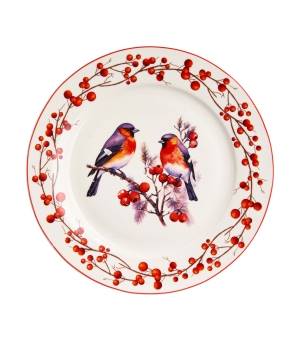 Talerz duży fi 27cm Christmas Birds 3