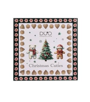 Talerz deserowy 2 szt fi 19cm Christmas Cuties