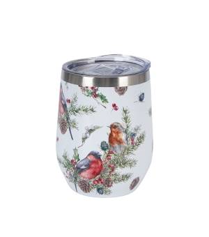 Kubek termiczny Duo 330ml Christmas Birds 1