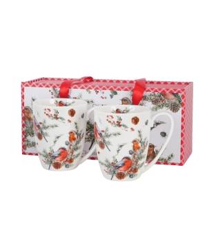 Kubek DUO 360ml classic 2 sztuki Christmas Birds 1