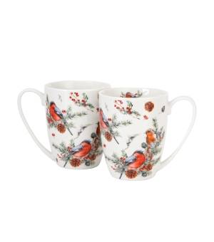 Kubek DUO 360ml classic 2 sztuki Christmas Birds 1