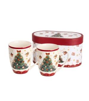 Kubek DUO 360ml classic 2 sztuki Christmas Tree 3