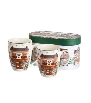 Kubek DUO 360ml classic 2 sztuki Christmas City 2