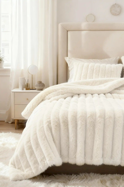 Koc Bunny 200x220 Krem