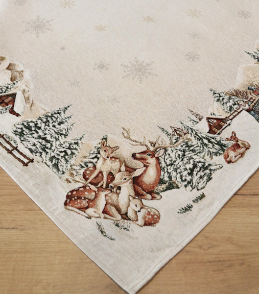 Obrus Gobelin BN Jeleń 100x100