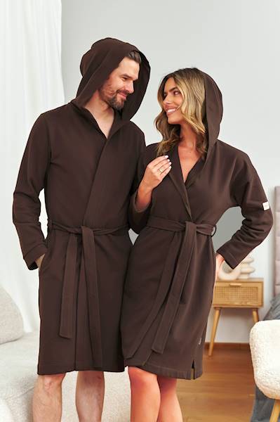 Szlafrok Męski Dr nap SMW.7332 brownie XXL