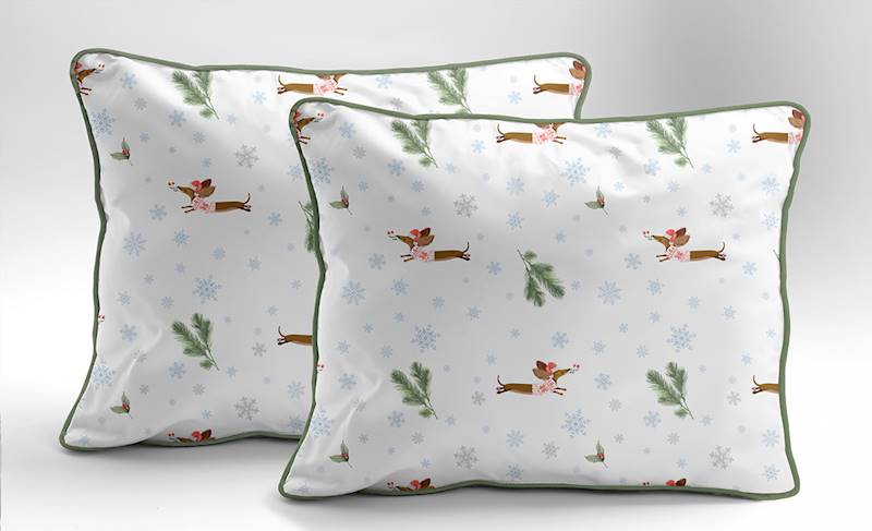 Poszewka Martuli Perkal 50x60 Jamnik