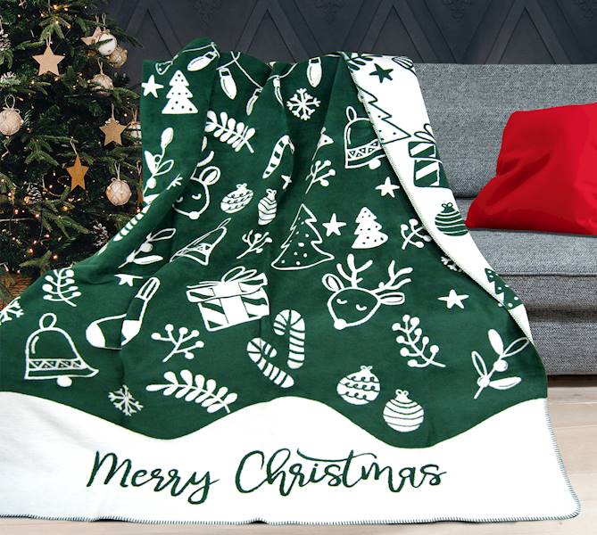 Koc GRENO Glamour 150x200 Full Święta