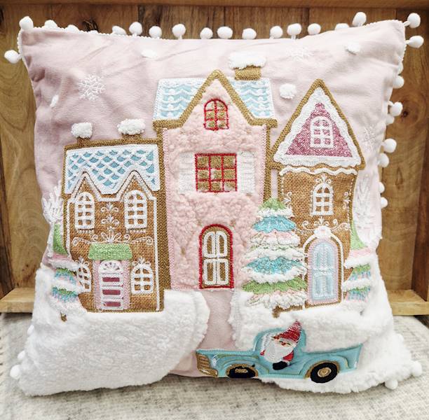 Poszewka świąteczna 40x40 956 róż