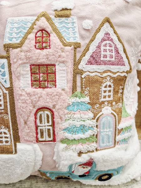 Poszewka świąteczna 40x40 956 róż