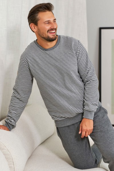 Piżama Dr Nap męska PMB.5248 dark grey L