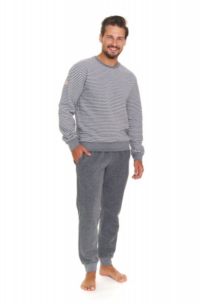 Piżama Dr Nap męska PMB.5248 dark grey XXL