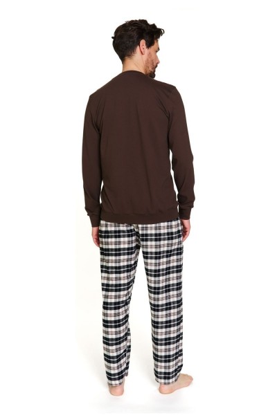 Piżama Dr Nap męska PMB.7334 brownie XXL