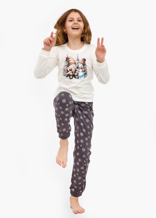 Piżama Cornette Girl Friends ecru 104 d