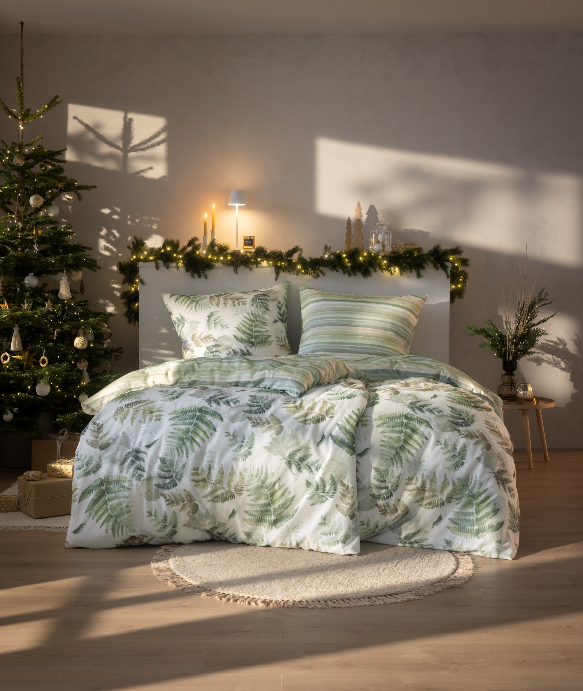 Pościel Estella Flanela 135x200 Fern Leaves