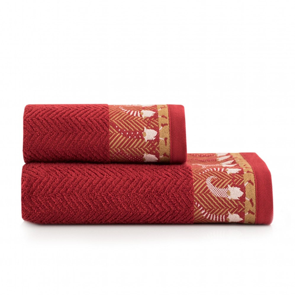 Ręcznik Gnom 50x90 czerwony