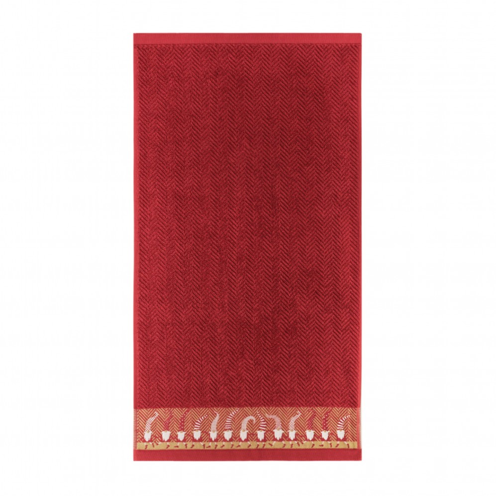 Ręcznik Gnom 70x140 czerwony