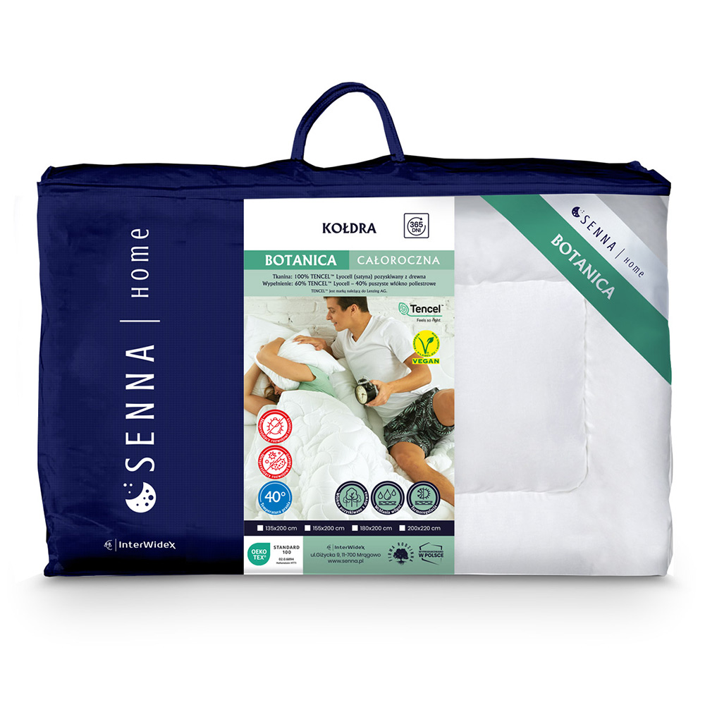Kołdra Inter Widex BOTANICA całoroczna 200x220