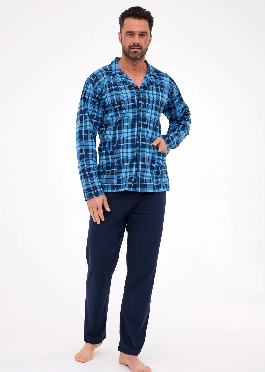 Piżama Cornette męska rozpinana 114/82 XXXXL