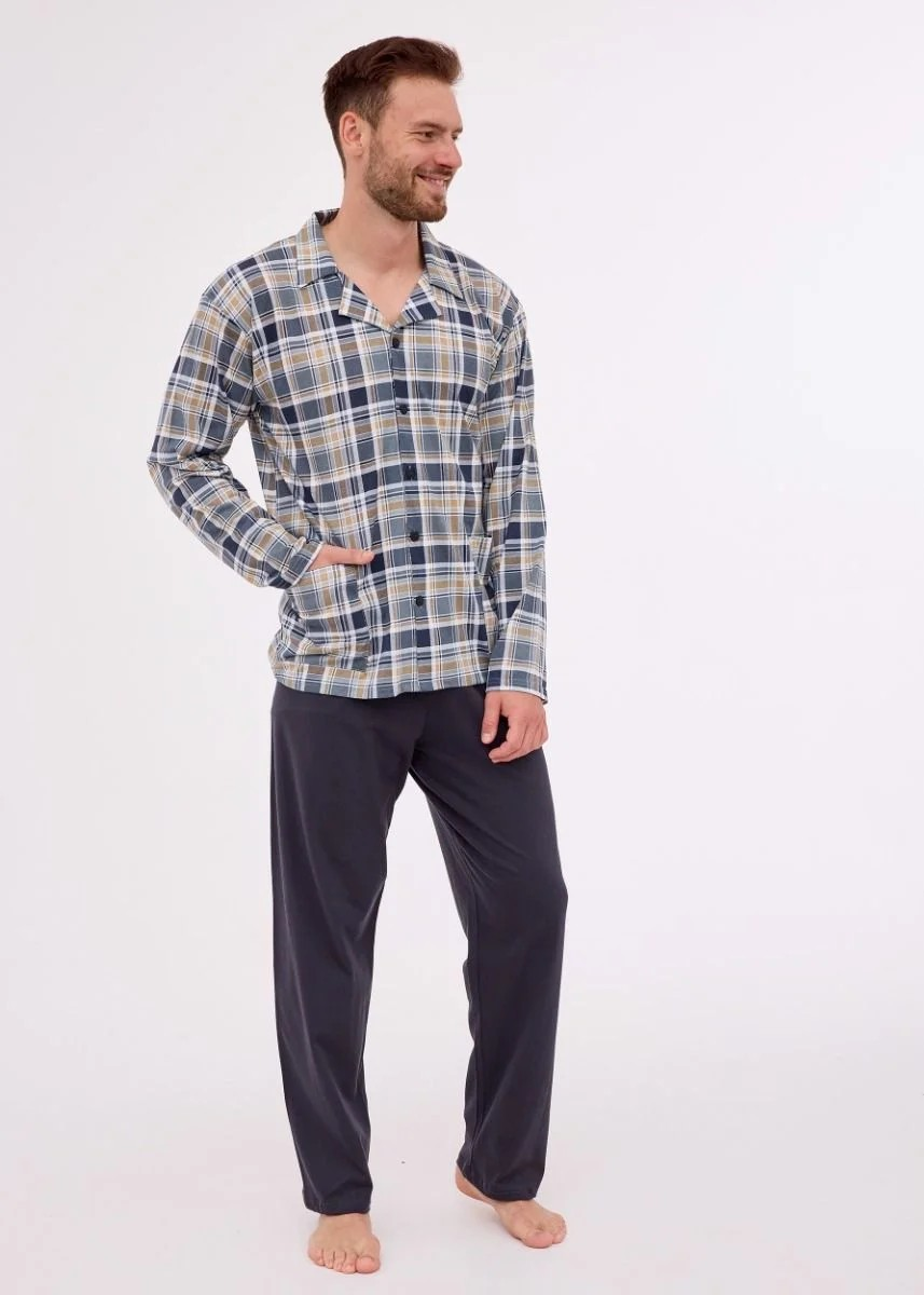 Piżama Cornette męska rozpinana 114/75