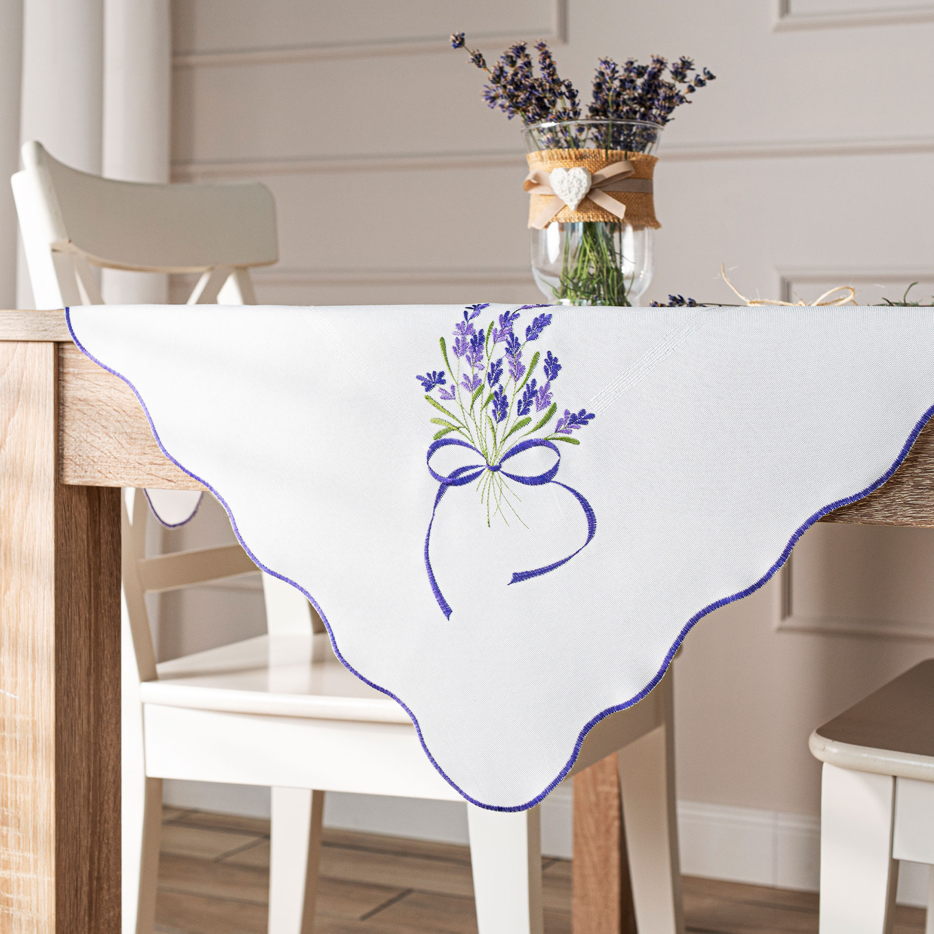 Bieżnik Lawendowa polana 85x85