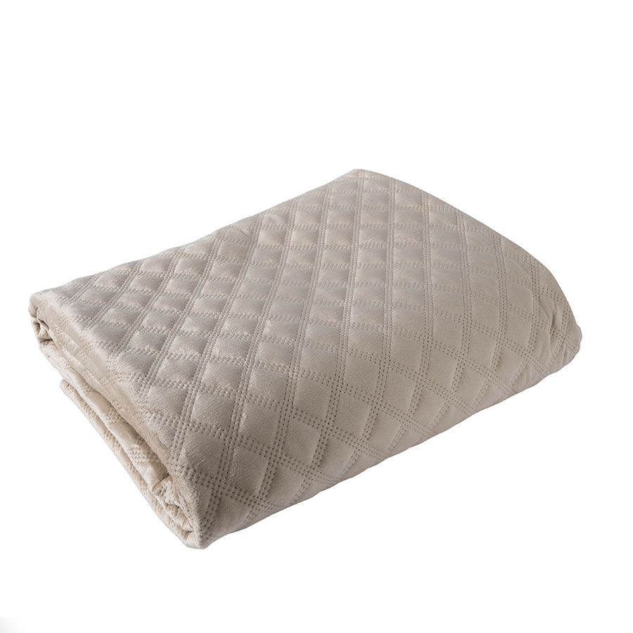 Narzuta Velvi 70x160 ciemny beżowy 