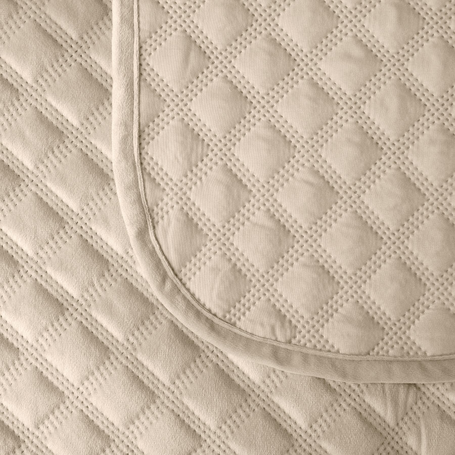 Narzuta Velvi 70x160 jasny beżowy