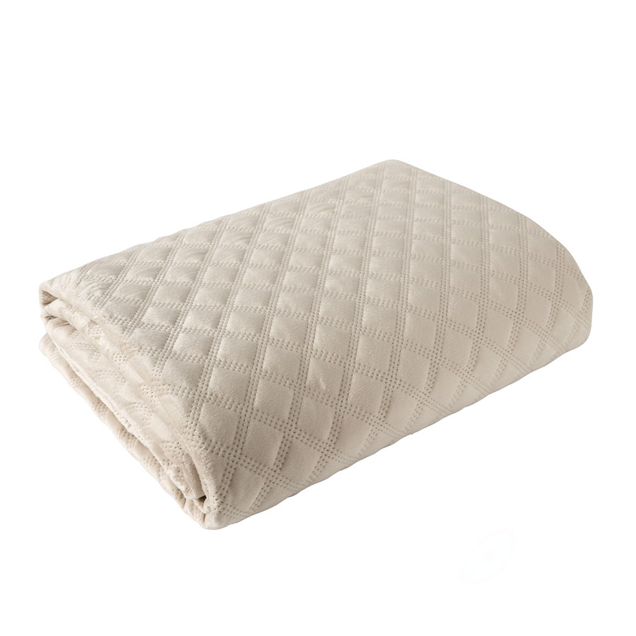 Narzuta Velvi 70x160 jasny beżowy