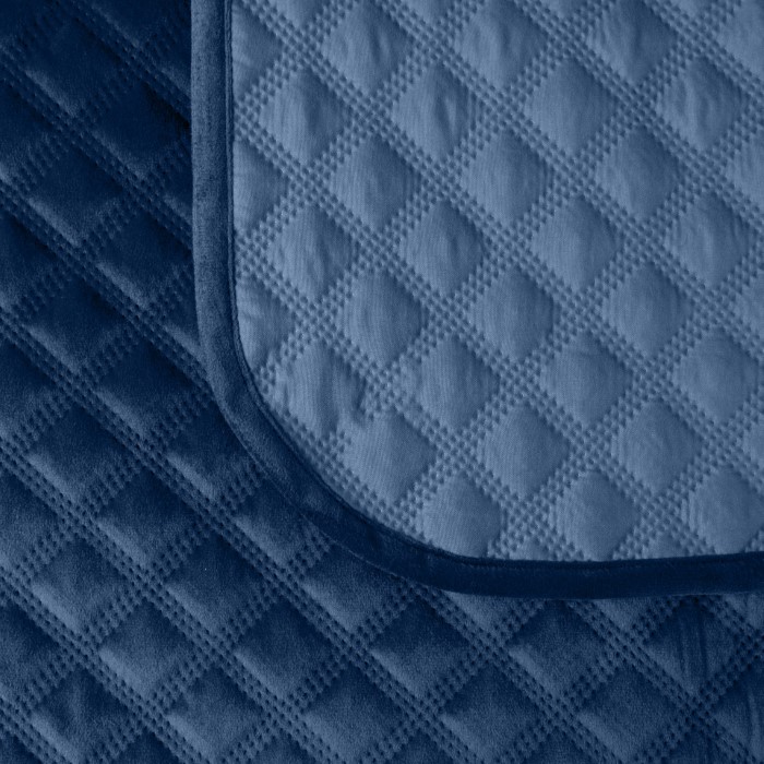 Narzuta Velvi 220x240 granatowy