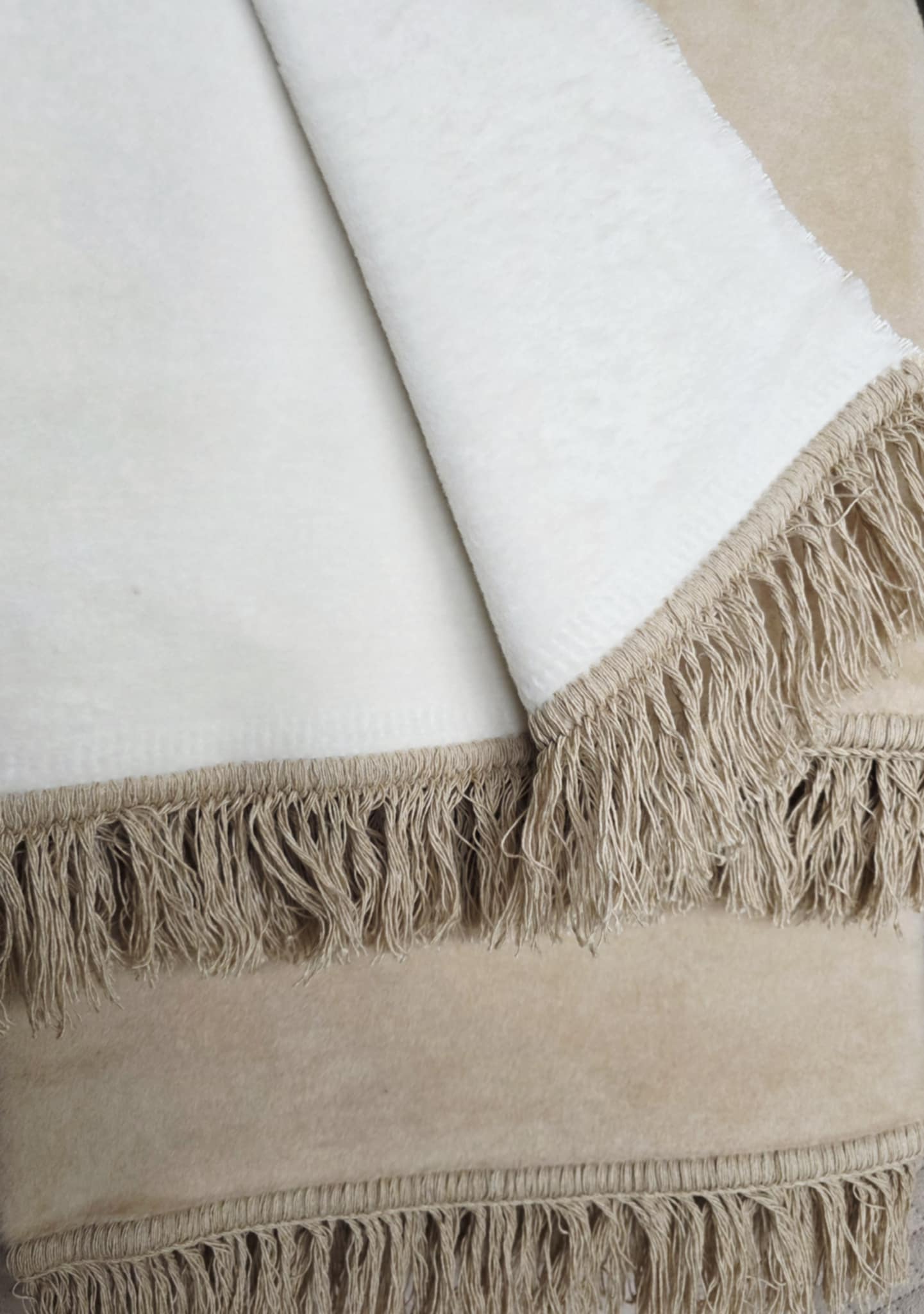 Koc bawełniany Cotton 150x200 Tussah/ecru