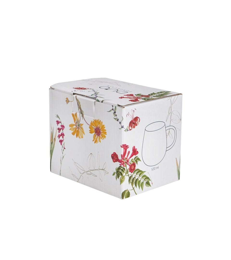 Kubek DUO 530ml szklany BARWY NATURY