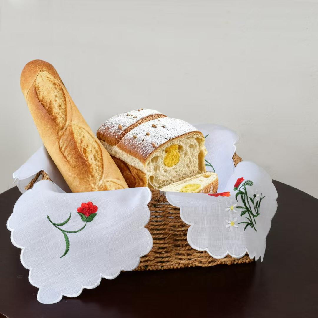 Serwetka do chleba maki 025 45x45