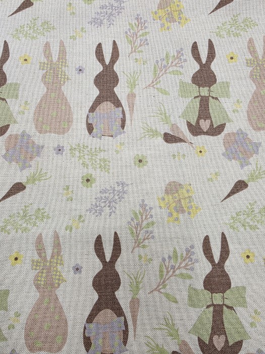 Bieżnik Martuli Zajączki Len 85x85