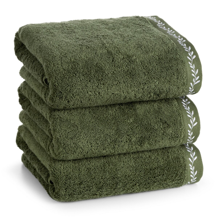 Ręcznik Eurofirany Selene 70x140 oliwkowy